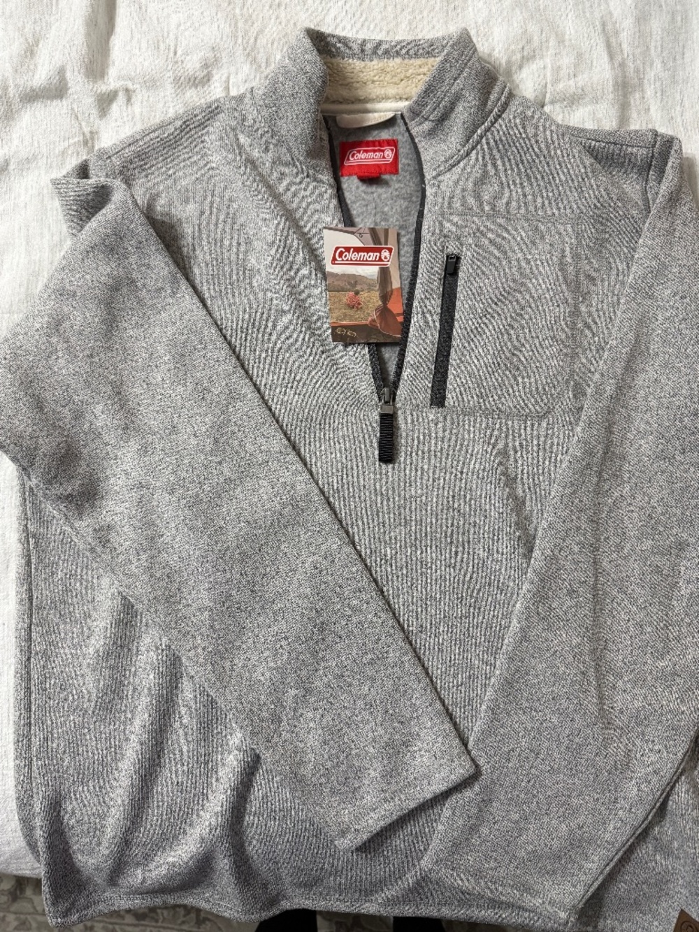 Coleman fleece-lined quarter-zip